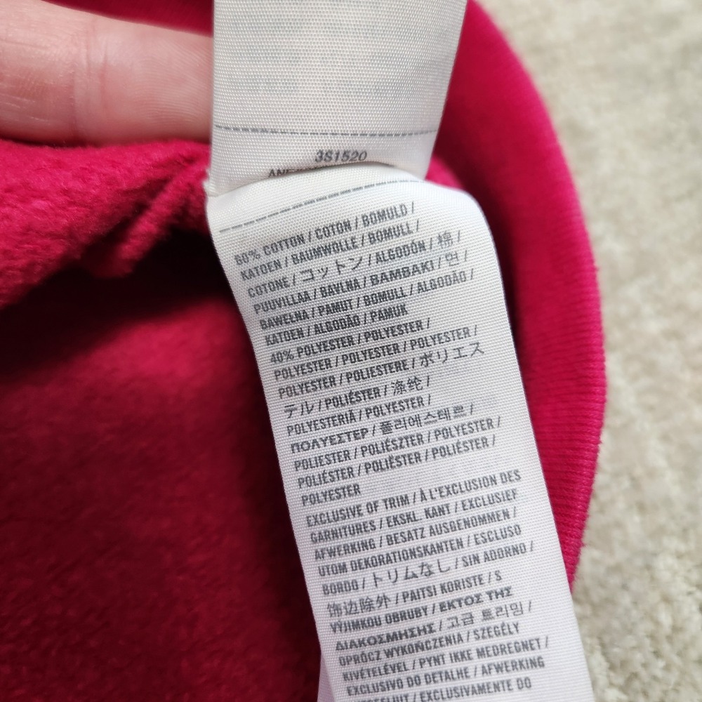 Vintage Y2K Hollister Jacket‎ Women Large Baby Doll Button Up Pink Fleece Mock - Picture 8 of 9